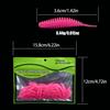 50Pcs 3.6cm Sinking-Type Needle-Tail Bubble Worm Fishing Lures, Lifelike  Ultra-Natural Swimming, Strongly Attract
