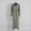 Women's Relaxed Two Piece Knit Set Long Sleeve Maxi Cardigan V Neck Sleeveless Midi Dress Outfit