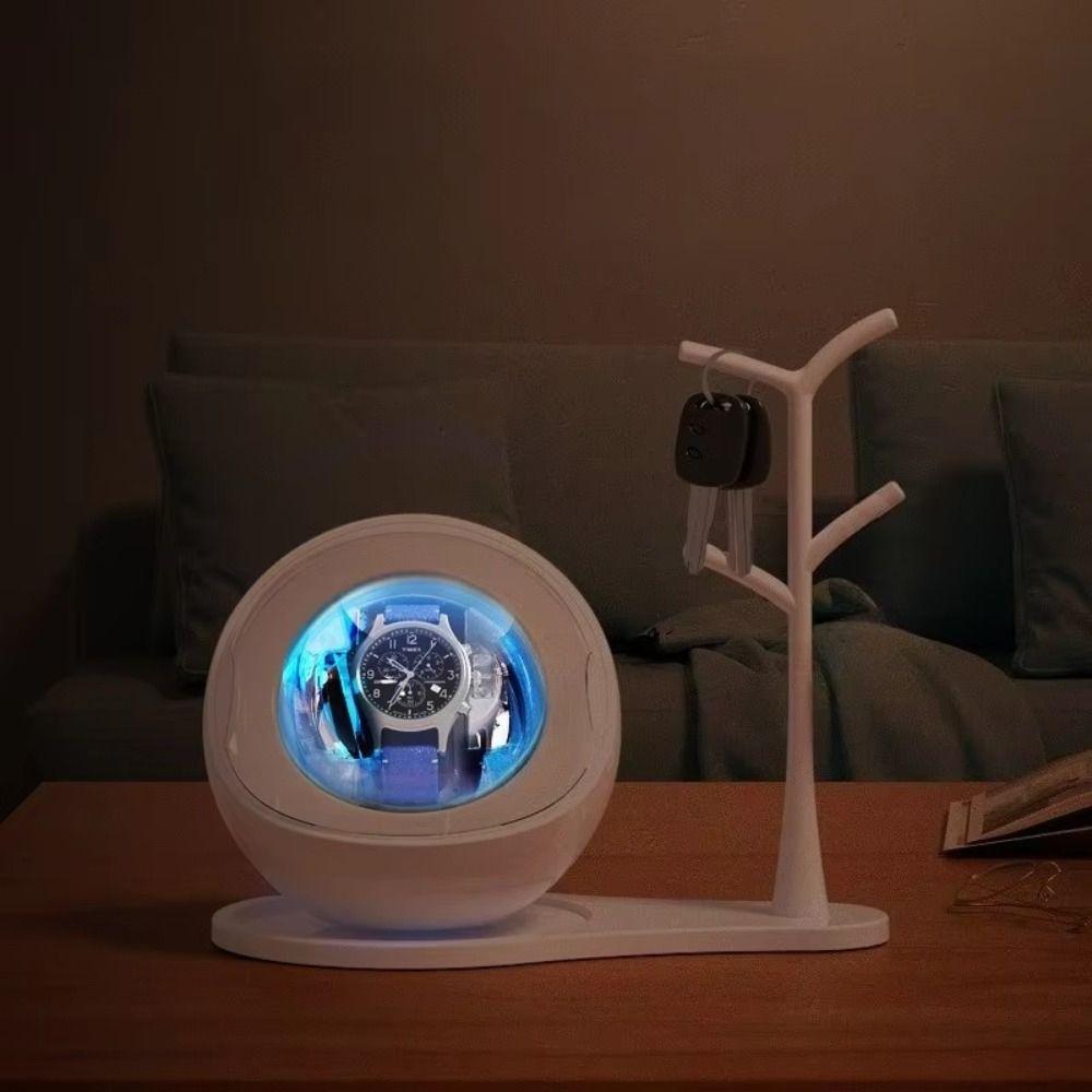 Silent Motor Watch Winder Dual-use for Charging and Plugging Mechanical Watch Winder Travel Use