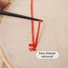 Stiletto For Sewing Needlework Laying Tool Stiletto Handheld Fabric Crafts Aid Padauk Wood Thread Guide For Embroidery Studio