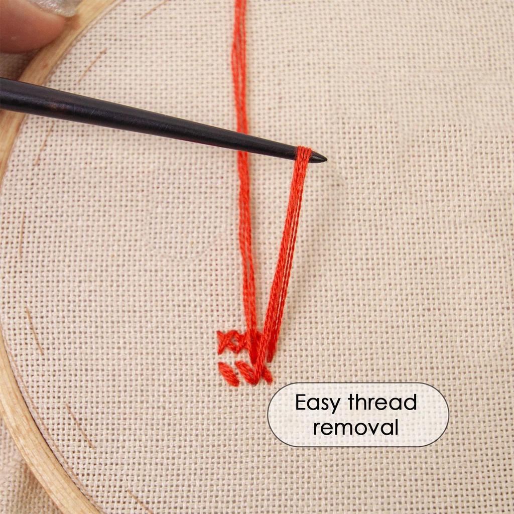 Stiletto For Sewing Needlework Laying Tool Stiletto Handheld Fabric Crafts Aid Padauk Wood Thread Guide For Embroidery Studio