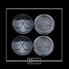 50/54/58/60/81mm Car Wheel Center Hub Cap Cover Rim Badge for Mitsubishi ASX Ralliart Eclipse Competition TRITION Evolution X wszm26