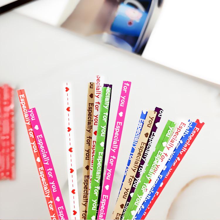 Multicolor Lollipop Tie Wire for Sealing Biscuit and Pastry Bags