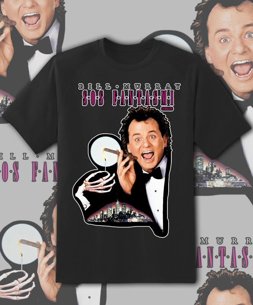 Bill Murray Scrooged Christmas Comedy Movie shirt S-6XL! Fast Ship! S