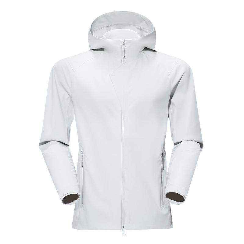 

Cross2026 Spring Outdoor Windproof Waterproof Hooded Soft Shell Jacket for Men and Women L