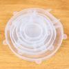 Heat Resistant Reusable Stretch Silicone Lids Universal Food Wrap Bowl Pot Pan Cover Cookware Lids Kitchen Refrigerator Cooking