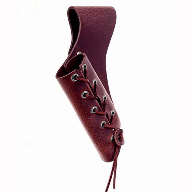 Mittelalterliche Vintage PU-Leder Schwertscheide Axtklingenkoffer Gürteltasche Wikinger Ritter Scheide Larp Cosplay Requisiten Schwert Halter
