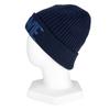 Pristine LOEWE Knit cap Logo design beanie Navy blue wool Women F540257X23 Used