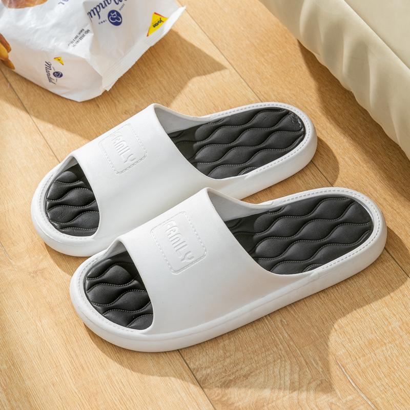 

Тапочки женские летние домашние нескользящие домашние для пары домашние для ванной комнаты банные прохладные тапочки мужские 44/45