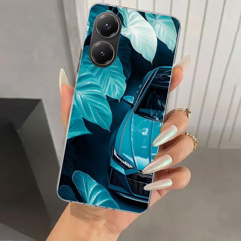 R-S 6 7 8 Sport Car Phone Case for Xiaomi Poco X5 X6 X7 Pro F7 Ultra M7 Redmi 15 15C 13 13C 12 12C 10 10A 10C 9 9A 9C 9T Shell P