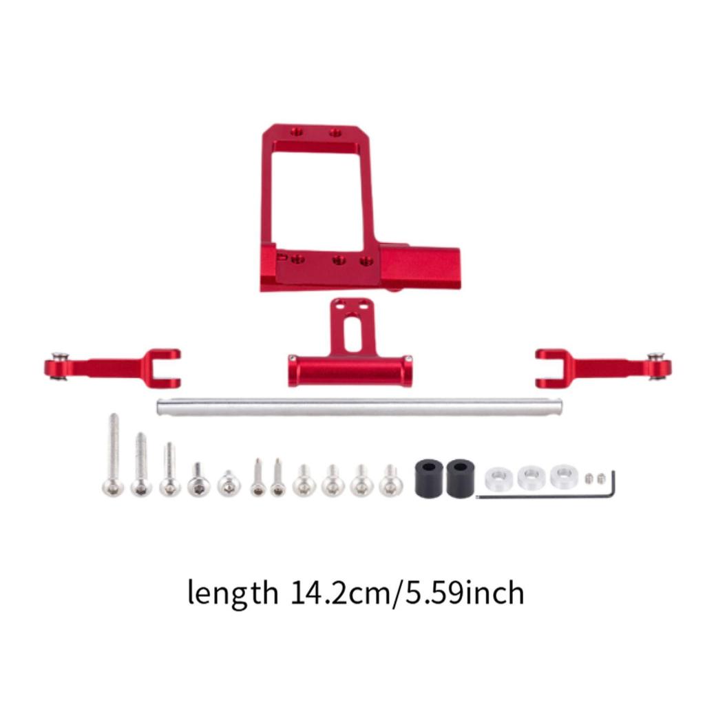-Servo -Mount Full Hydraulic Professional Assembly 1/10 RC Crawler Lenkszylinder Kit for 1:10 Sacle