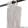 NITORI Flat Curtain CT01 100% Cotton Grey 110x200 Cm Set of 2 Drapery Window Treatment with Adjustable Hooks