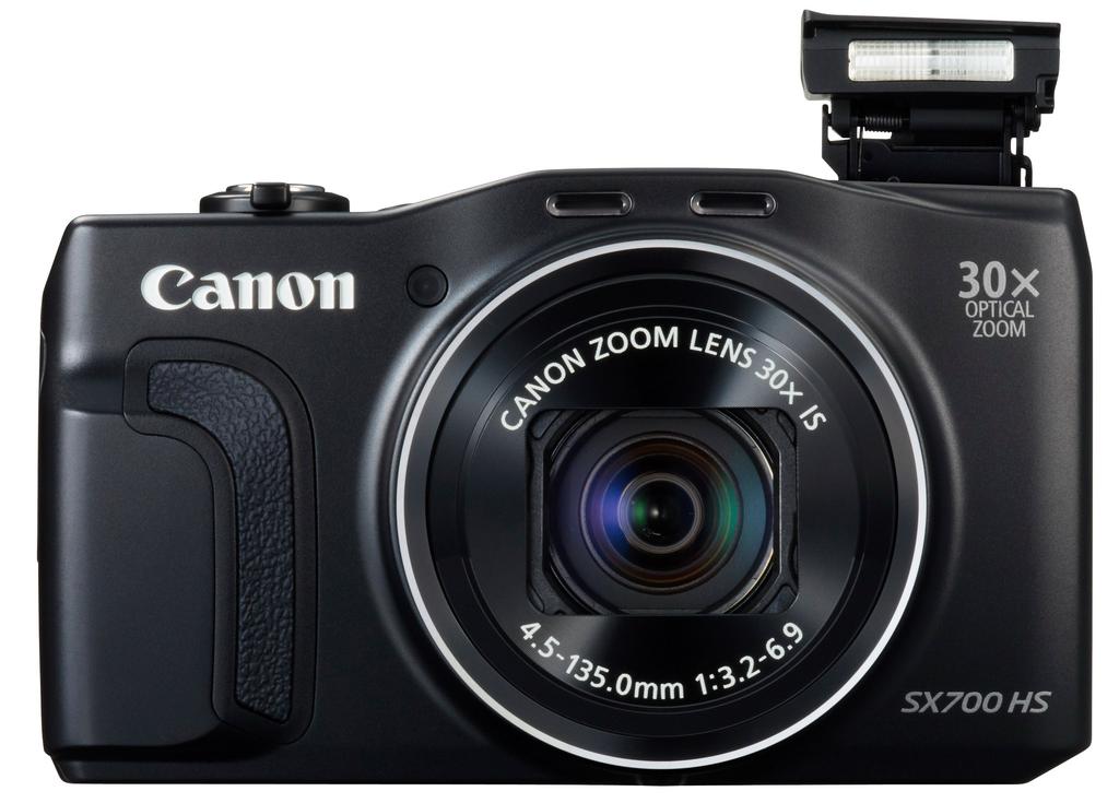 Canon PowerShot SX700 HS Digital 30x Optical Camera, Black, Zoom, PSSX700HS(BK)
