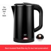 Auxes Insulated Electric Kettle: Large Capacity, Constant Temperature, Fast Heating, Compact for Home and Dorm Use
