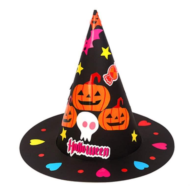 Children's Halloween DIY Paper Hat - Creative Kindergarten Decoration Prop