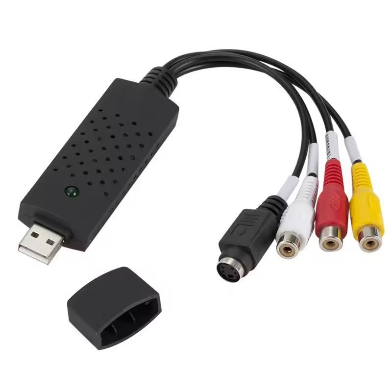 VHS To DVD Converter USB2.0 Convert Analog Video To Digital Format Audio Video DVD VHS Record Capture Card quality PC adapter