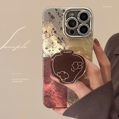 Chinese Style Retro Bottle for IPhone 16 Case 17 for Apple 15 Pro Max Lens Film 12 New Chinese Style