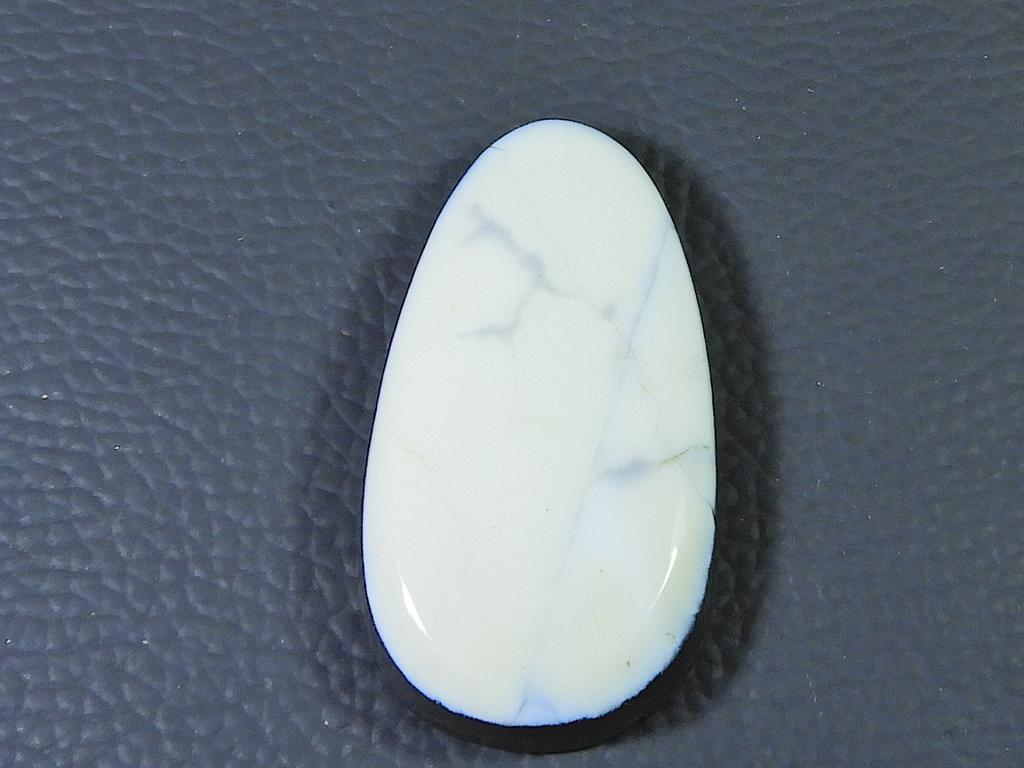 70Cts. Natural Peru Blue Opal Oval Crystal Cabochon Loose Gemstone 25X45MM SK-2478