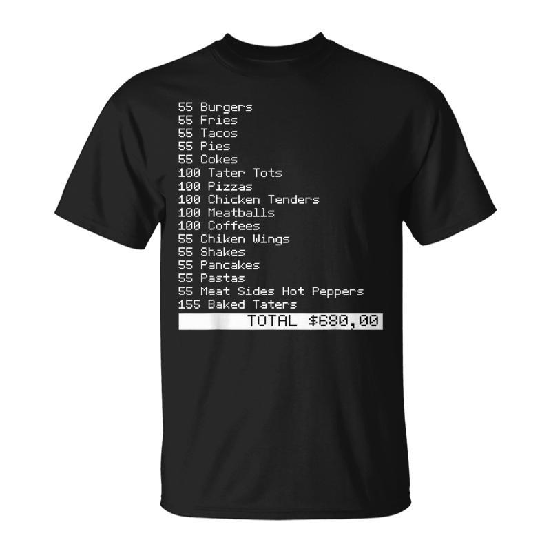 I Think You Should Leave 55 Burgers 55 Fries For Women T-Shirt