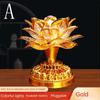 220V Buddhist Lamp LED Night Light Buddhist Prayer Lamps Lotus Flower Lamp  Wedding