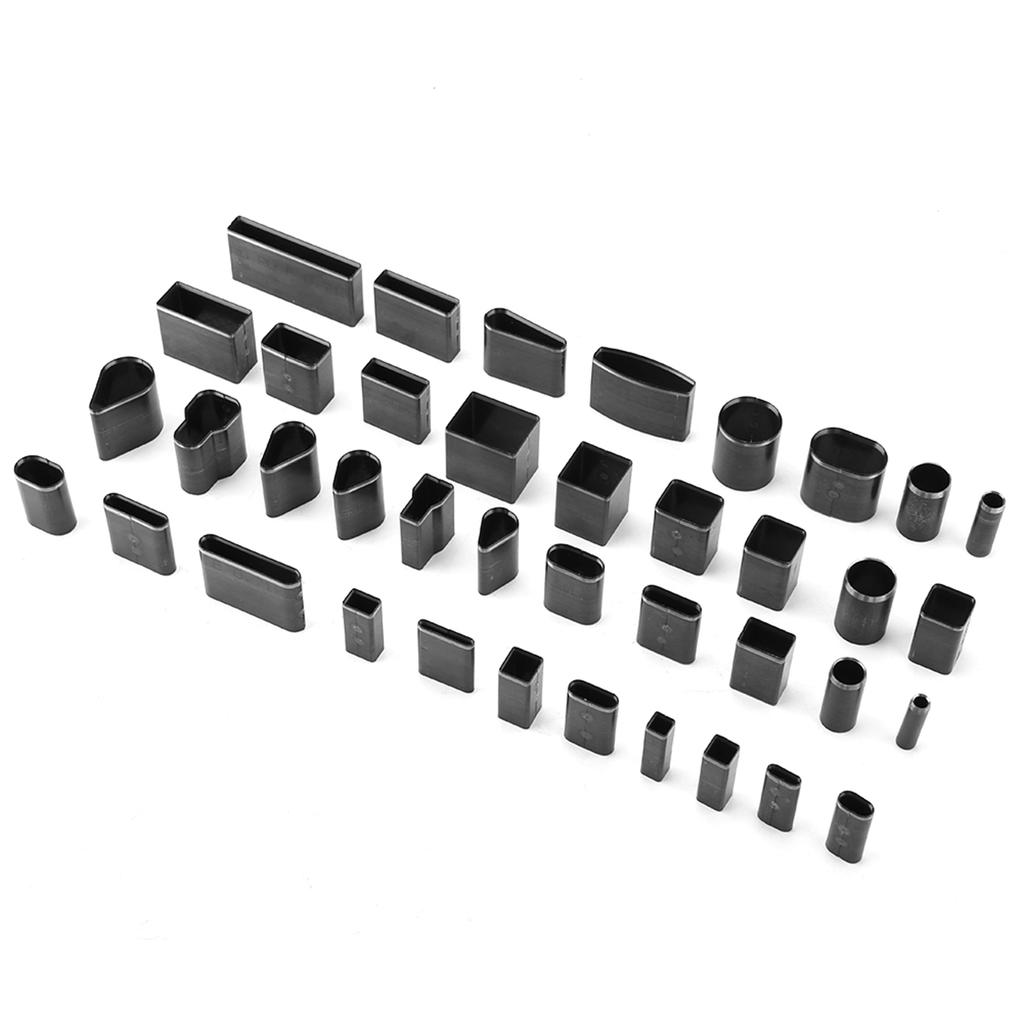 1 Set 39pcs Shape Style Hole Hollow Cutter Punch Leather Craft DIY Tool Metal
