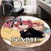 Personalized K-KPop Demon Hunters Round Chair Office Rug - Perfect for Mat, Office Chair & More - Ideal Gift for Birthdays and Holidays
