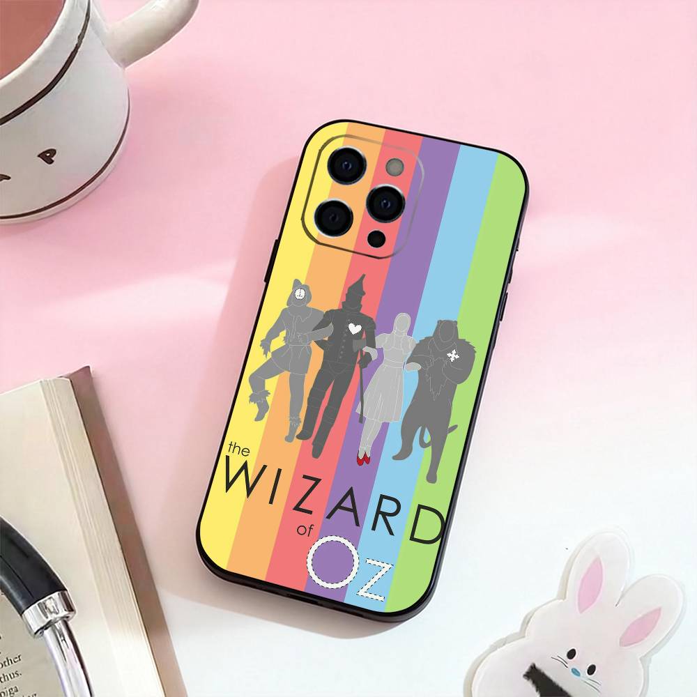 

The W-Wizard of O-OZ Movie Phone Case For iPhone 17,16,15,14,13,12,11 Plus,Pro Max,Soft Silicone Black Cover iPhone16pro