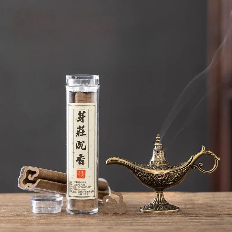 Aladdin's Magic Lamp Incense Burner Alloy Plate Incense Burner Agarwood Sandalwood Tent Incense Tea Ceremony Ornaments