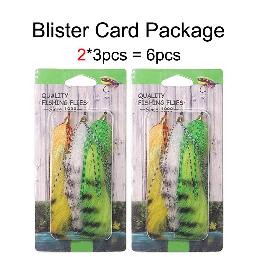 Bimoo Brass Conehead Zonker Fly Portocaliu Alb Galben Streamer Momeală zburătoare pentru Pescuitul Păstrăv Bass Știucă