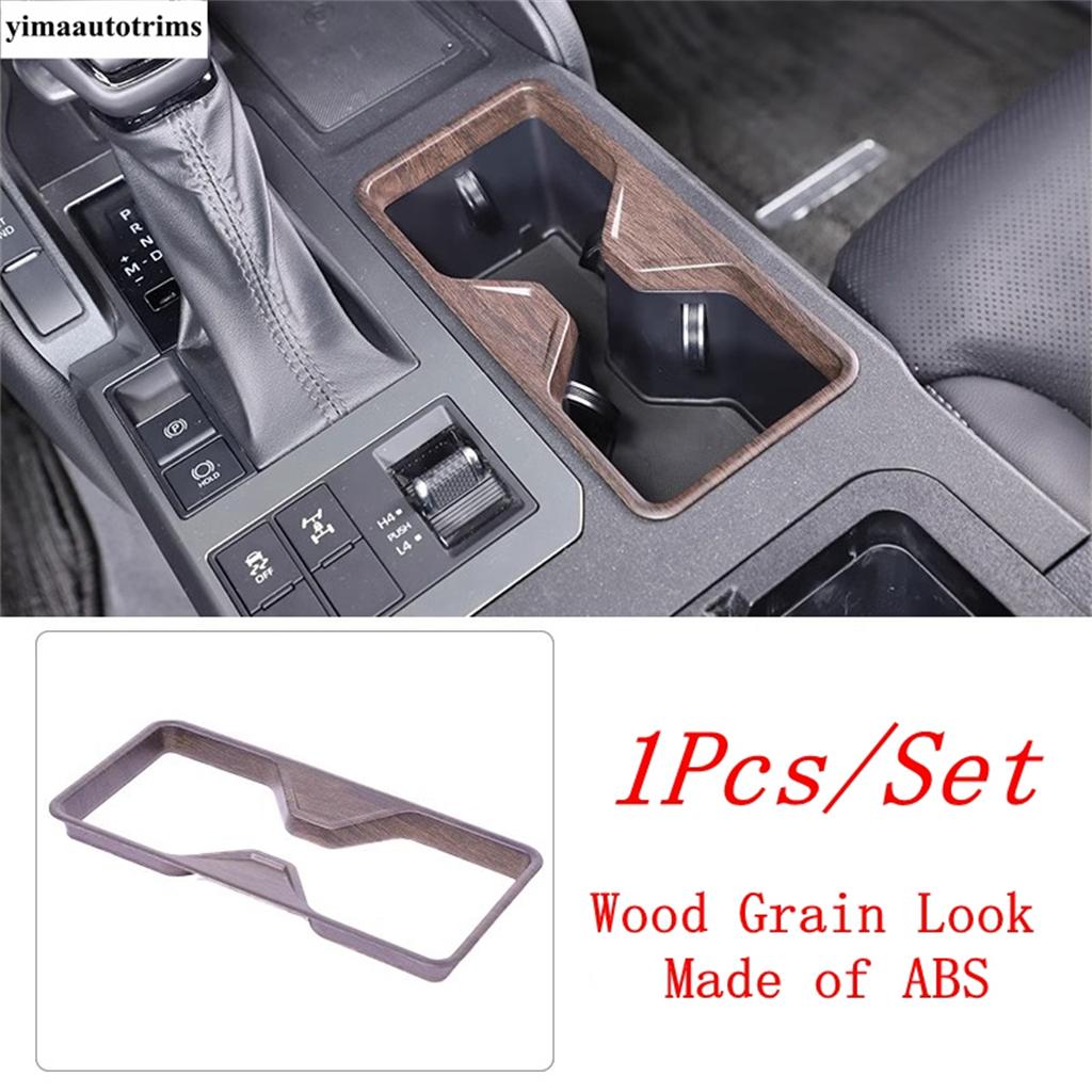 Central Console Front Water Cup Holder Panel Decoration Cover Trim Accessories For Toyota Land Cruiser 250 Prado LC250 2024 2025