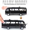 1/24 Scale Toyota Coaster Medium Business Minibus Alloy Diecast Model Car Collecting Hobbies Decorative Trendy Ornaments Birthday Gift
