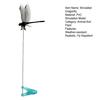 Fake Dragonfly Decoration with Clip Rod Portable Outdoor Camping Gnats Fly Repellent Simulated 3D Dragonfly Model Ornament Kids Educational Toy