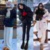 Thick-soled snow boots women's 2025 new winter fur integrated short boots snow cotton piled and thickened outer wear cotton shoes women
