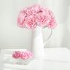 2 Bunches Artificial Carnations Total 12 Heads Silk Faux Flowers for Funeral Arrangements Wedding Bouquets Cemetery Wreaths DIY Crafts
