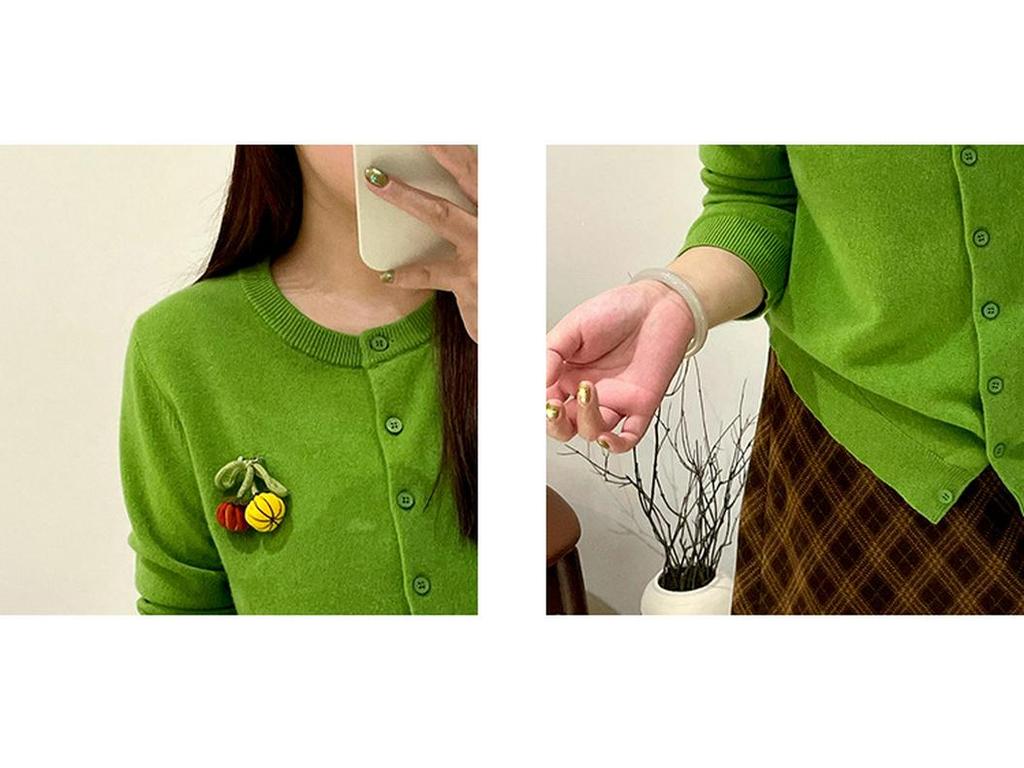 Plus Size Women's 100% Wool Casual Sweater Coat - Winter 2025 Loose Knit Cardigan