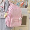 Summer new primary school students cute schoolbag, college students sweet girl schoolbag large capacity backpack