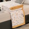 Summer Washed Cotton Quilt Air Conditioning Comforter Soft Breathable Blanket Thin Leaf Print Bedspread Home Textiles