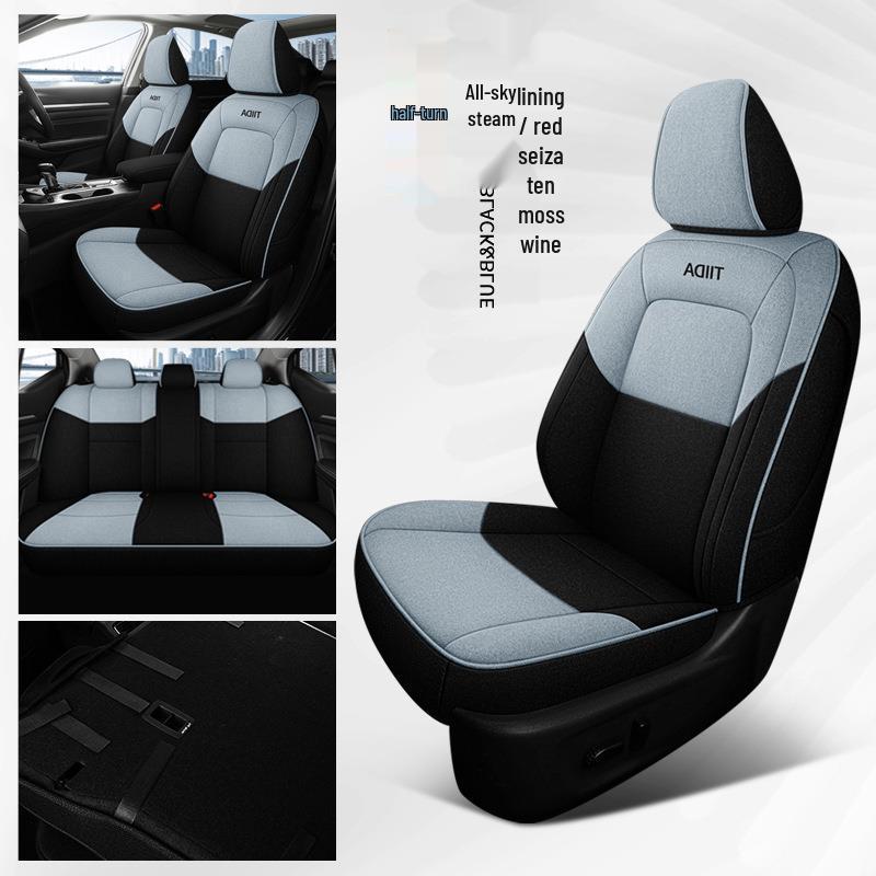 2021-2022 Qijun Car Seat Covers: Full Surround Cushions for Models 14-19