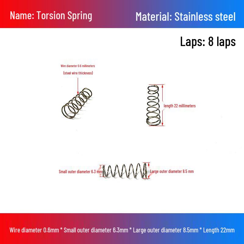 Stainless Steel Pagoda-Shaped Trapezoidal Compression Spring for Battery