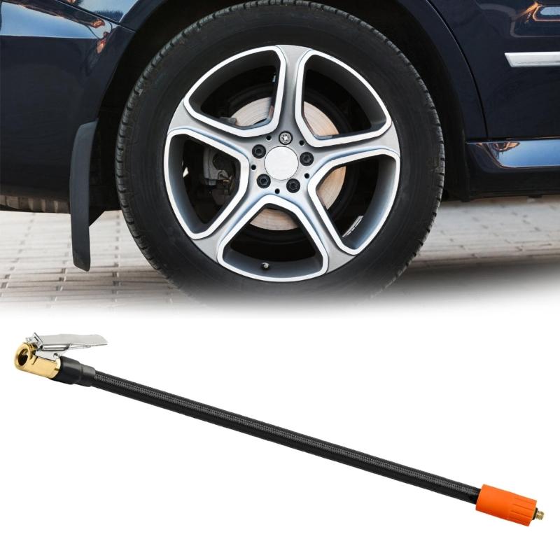 6mm Thread Quick Connection Tire Inflator Adapters Silicone Air Chuck Leak Proof Corrosion Resistant For Bike Motorcycle Car