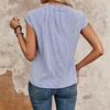 Womens Spring Tops V Neck Short Sleeve Blouse Summer Shirts for Women Casual Lightweight Womens Summer Shirts