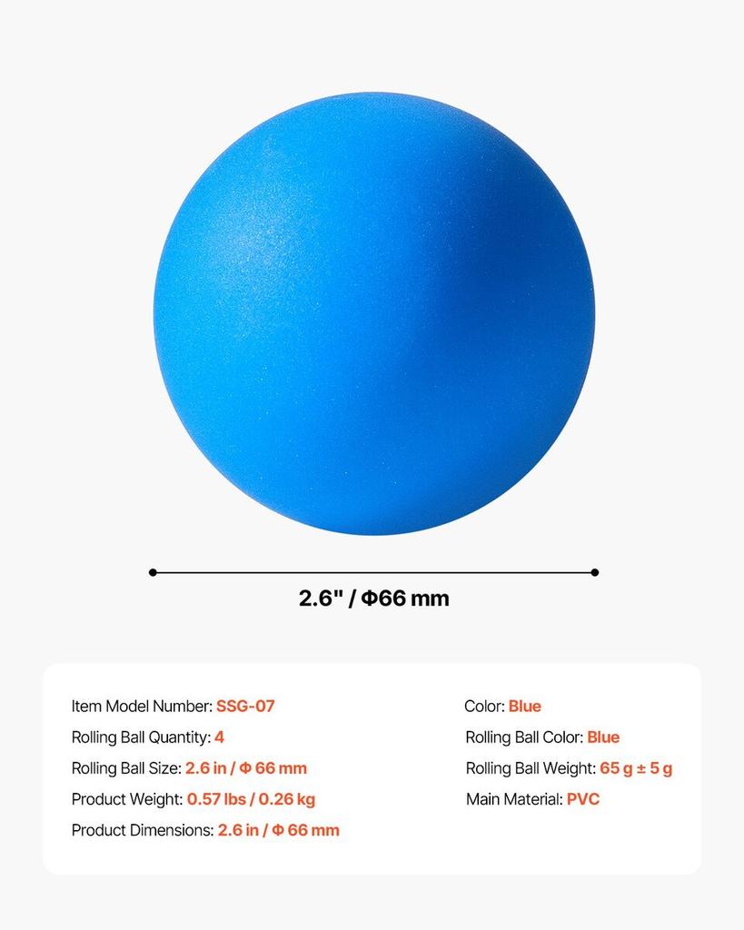 Roll & Score Arcade Game Replacement Set 4 Balls Home Recreation Game Room