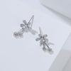 Forest Flower Daisy Gray Blue Sweet Tassel Earrings for Women Earrings for Women