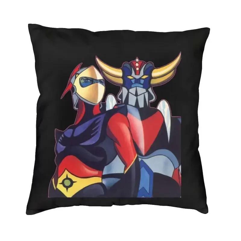Goldorak Grendizer poszewka na poduszkę na sofę Anime UFO Robot Goldrake luksusowa poszewka na poduszkę kwadratowa druk 3D niestandardowa poszewka na poduszkę
