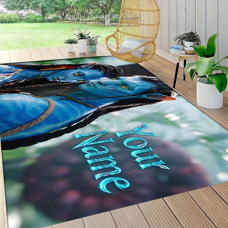 Custom Na'Vi Pandora Essence Carpet Rug Soft Washable Anti Slip Home Living Room Sofa Mats Personalized Christmas Rug