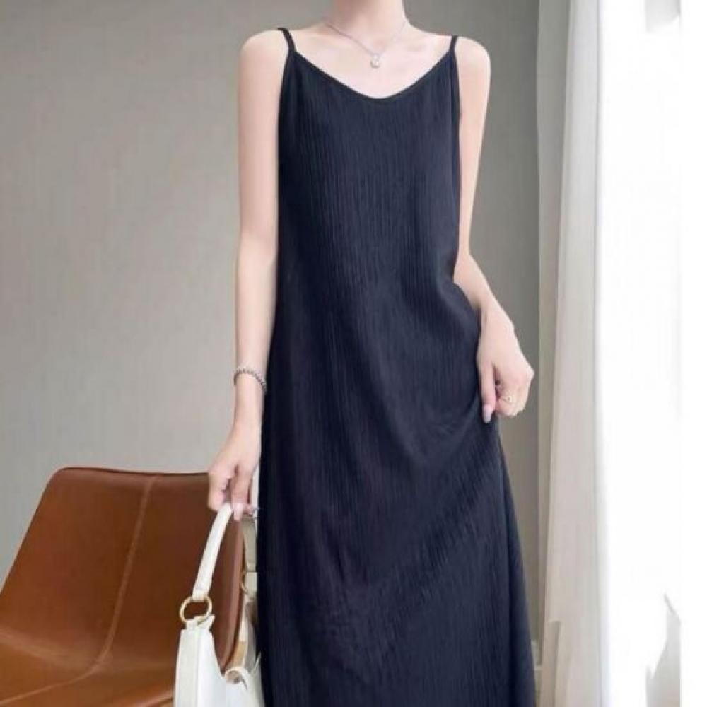 Shop Women Pleats Wrinkle Free Vacation Cami Long Dress Won Wdr Wfixyt0