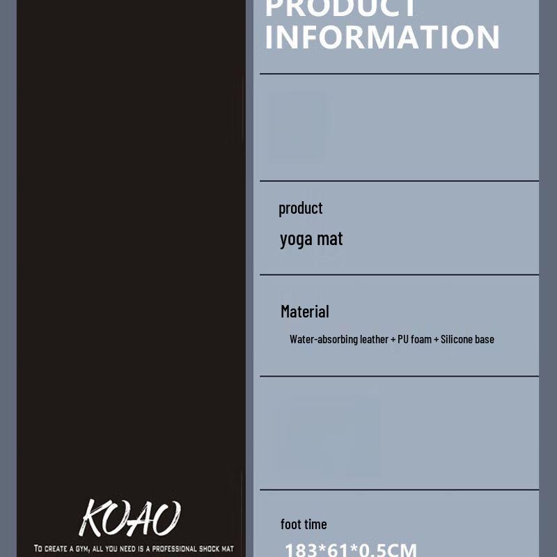 Yan Ziran Anti-Slip Fitness Yoga Mat