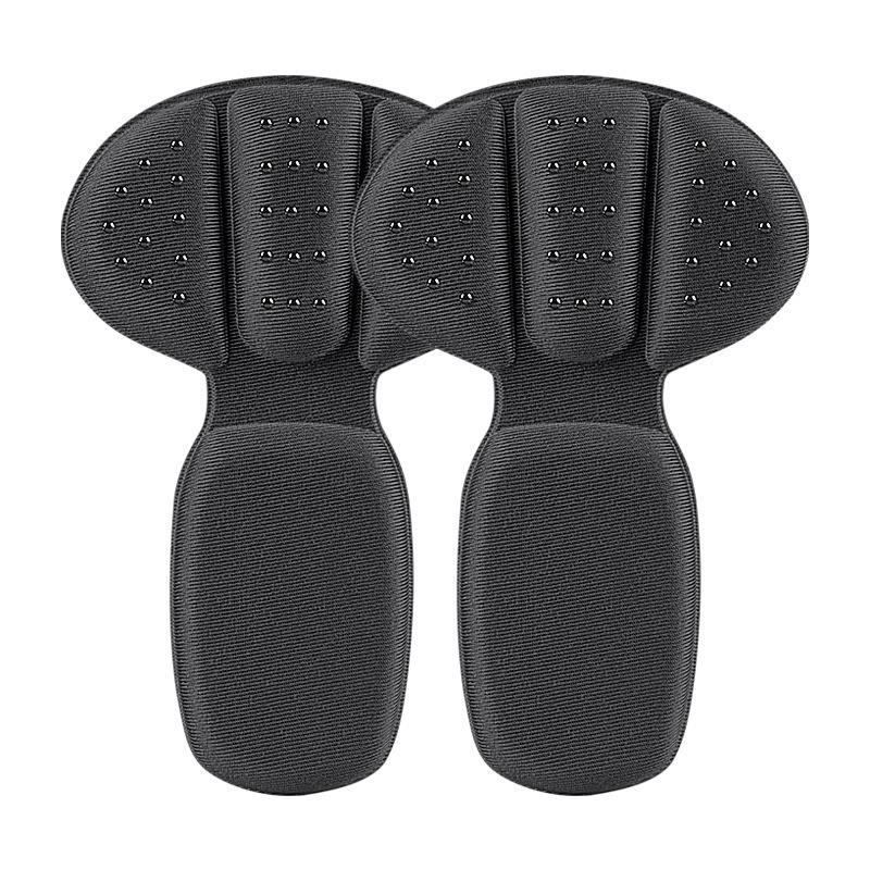 2-in-1 heel sticker, high heels thickened, anti-wear and anti-wear, no heel adjustment, half-size pad dispensing glue, anti-skid heel sticker