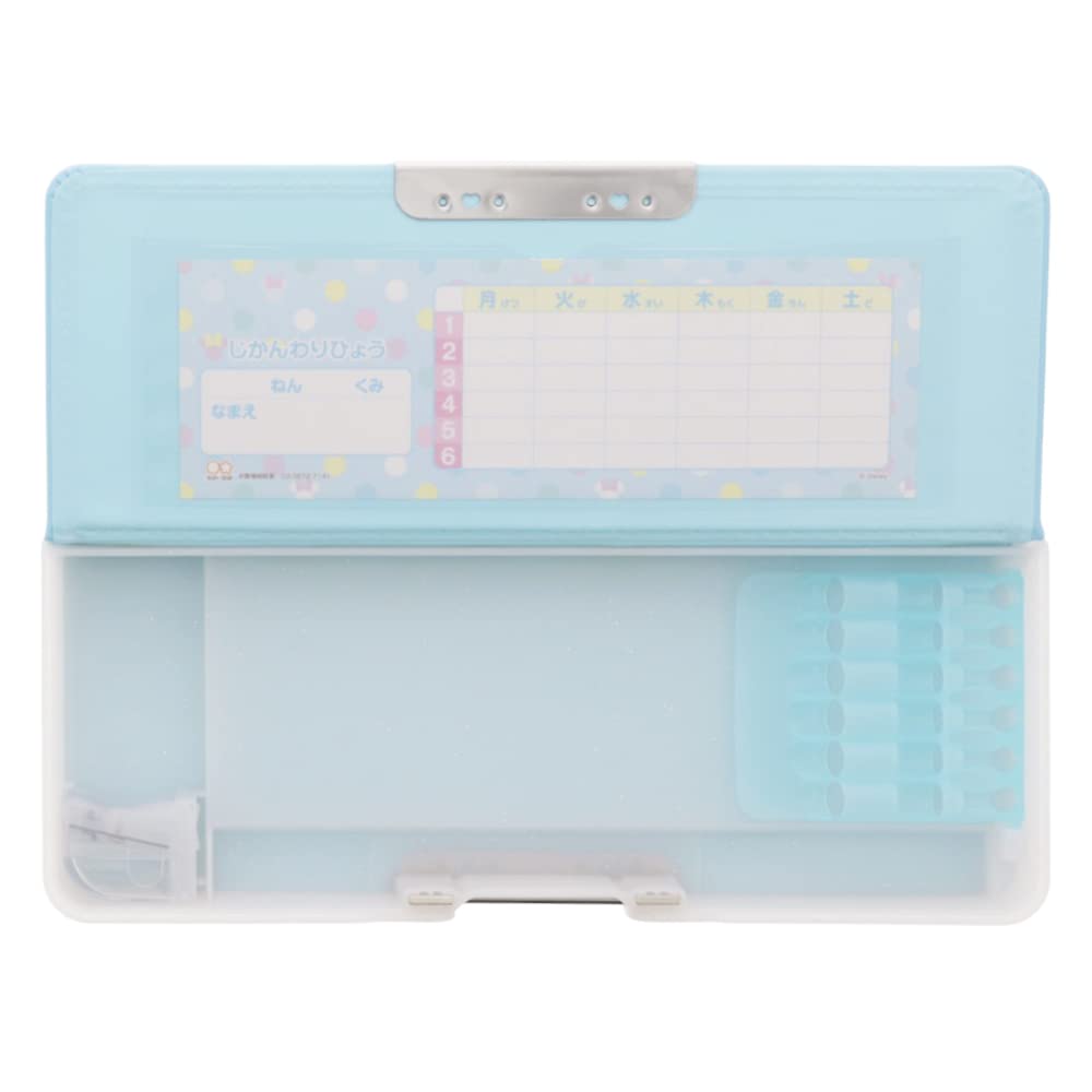 Sunstar Stationery Disney Pencil Minnie S1313762 Case, Yokopita, Mouse, Blue,