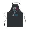 Kitchen Apron - PLANETEE - I Can't Guitarist Woman - Black - 90x60 Cm - Breton Print